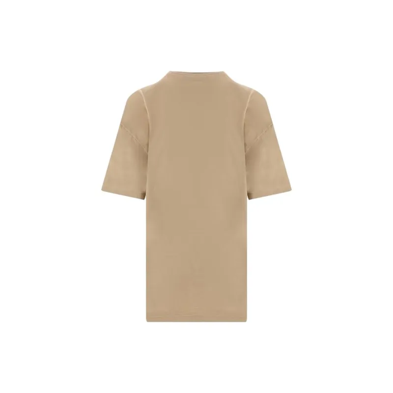 PRADA Logo Triangle Crewneck T Shirt-1