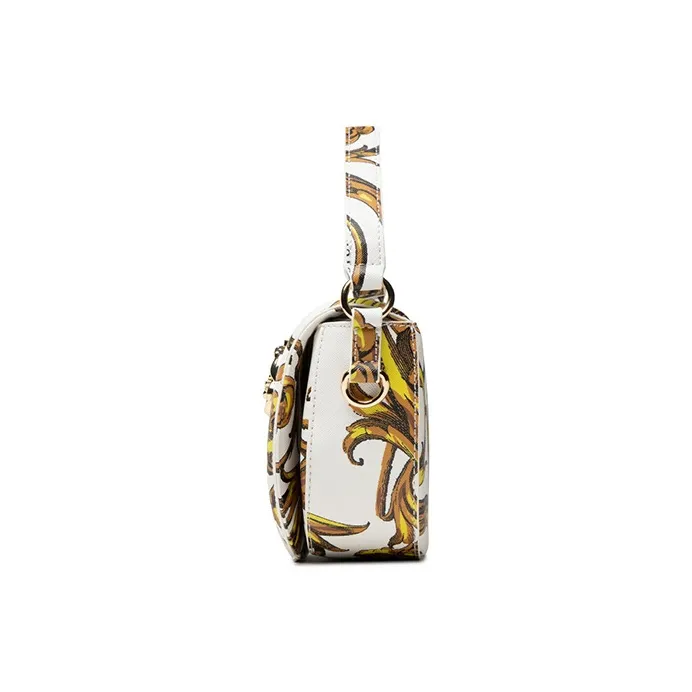 VERSACE JEANS COUTURE Synthetic Leather Shoulder Bag Regular Women's White-3