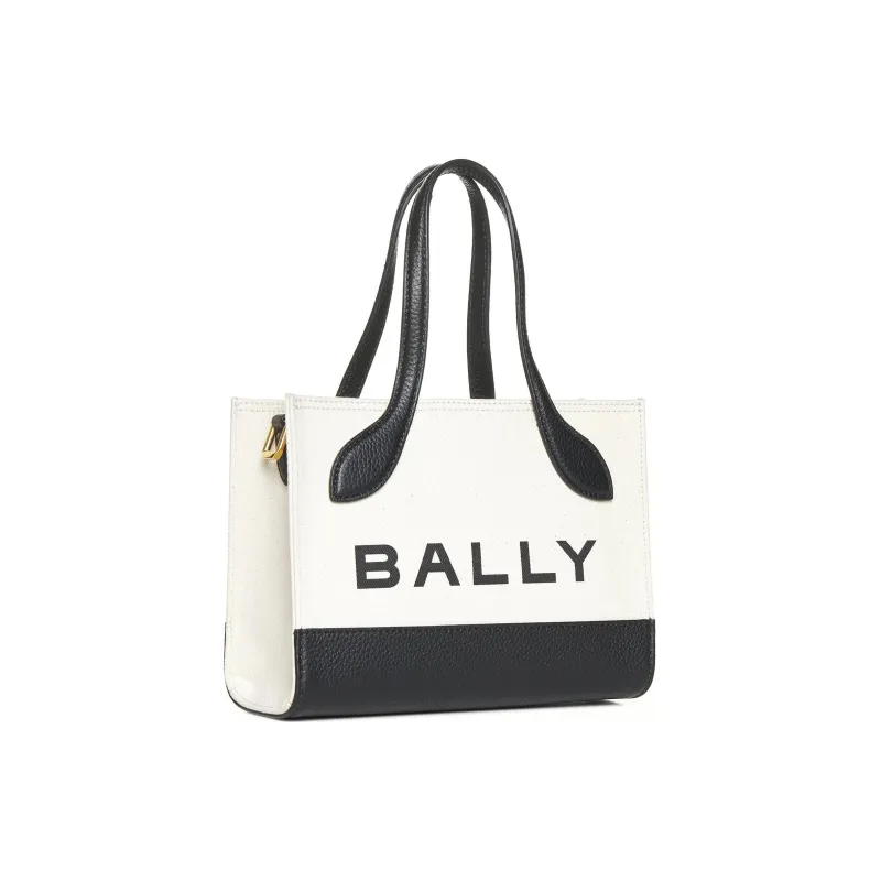 BALLY Logo Printed Tote Bag-1
