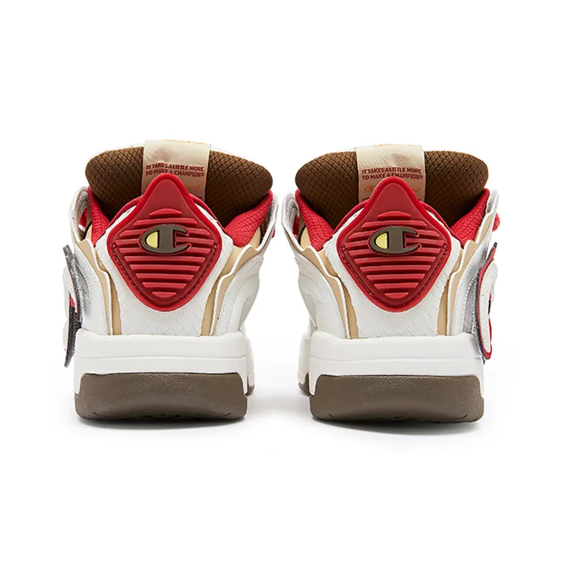 Champion TronSkate V.Dragon Champion Dragon Man Collection Skateboard Shoes Men's Milk White New Year Red-3