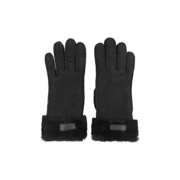 UGG Sheepskin Knit Gloves Unisex Black