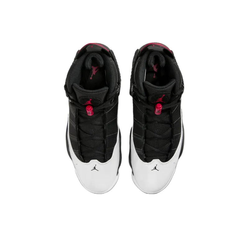 Jordan 6 Rings Black White Varsity Red-3