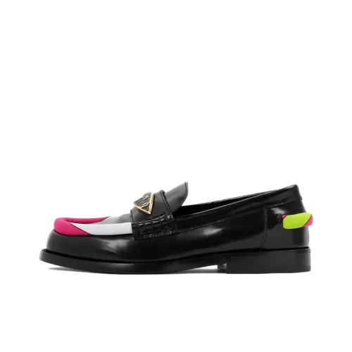 PUCCI Logo-plaque Leather Loafers