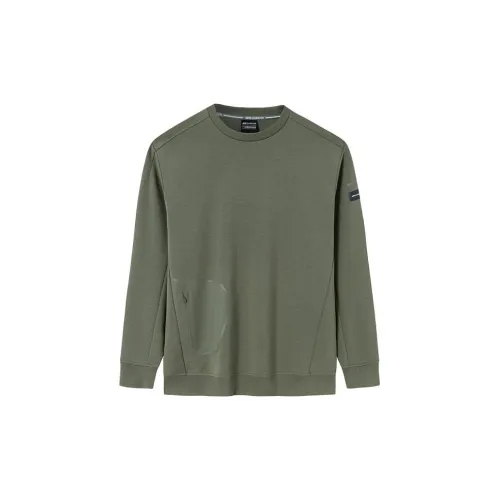 ANTA Outdoor Collection Sweatshirts Men Matte Olive Green