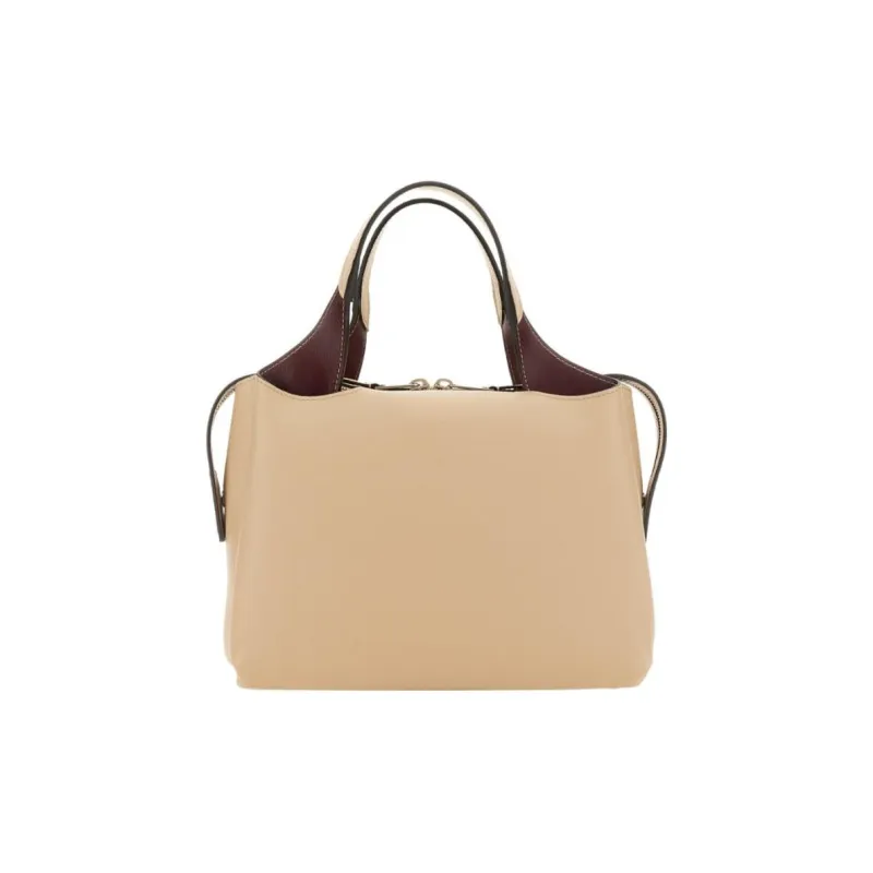 TOD'S Boston Logo Detailed Medium Tote Bag-0