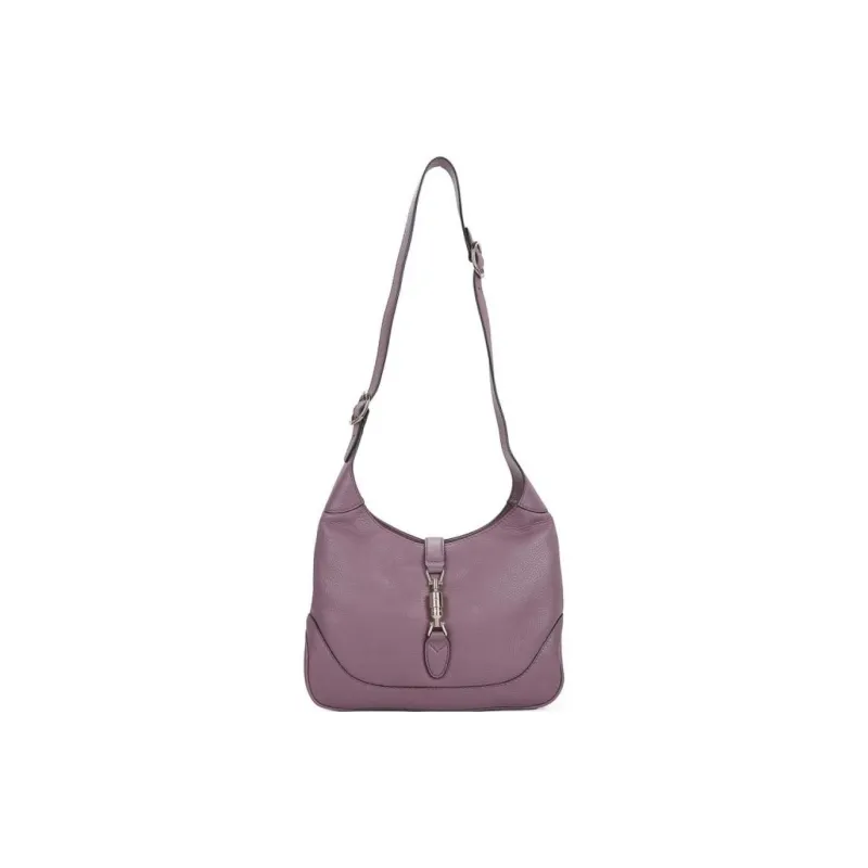 GUCCI Cow Leather Crossbody Bag Shoulder Bag Women's Purple-1
