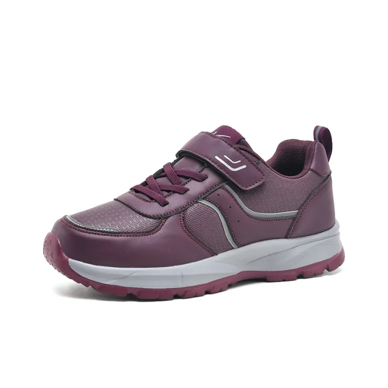 Binary Low Top Casual Shoes Women's Burgundy-1