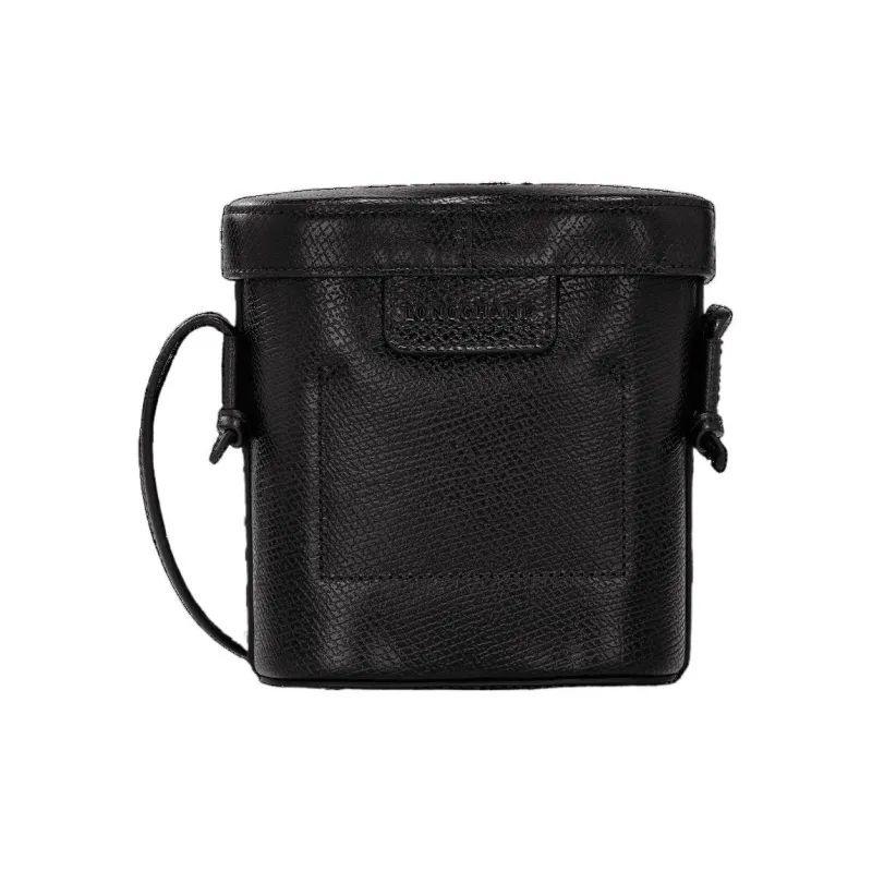 LONGCHAMP Cow Leather Bucket Bag, Shoulder Bag, Crossbody Bag Mini Women's Black-3