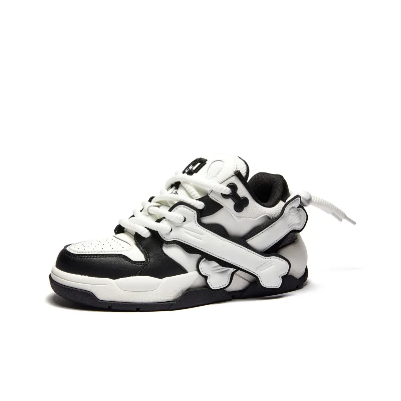 Xavier3 Skateboard Shoes Unisex Black White-2