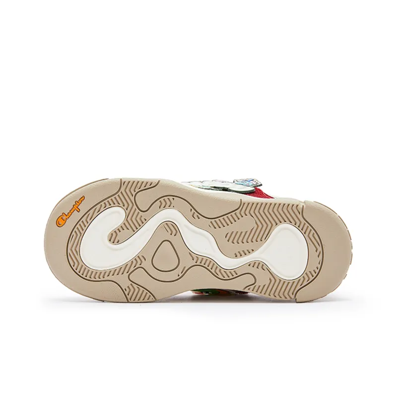 Champion Skateboard Shoes Men Low Top New Year Red/Milk White-4