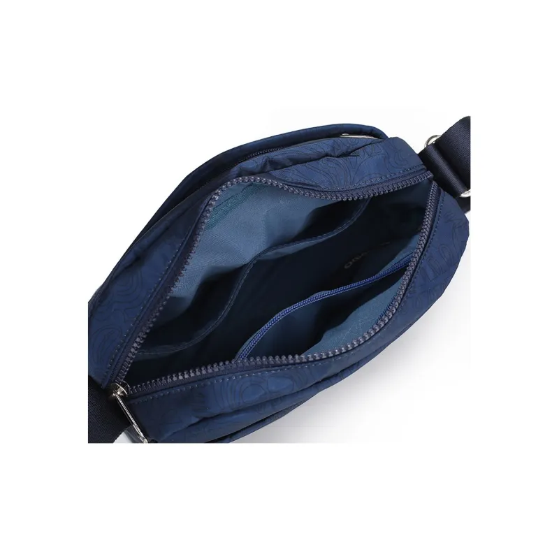 FIDO DIDO Oxford Crossbody Bag, Shoulder Bag Women's Blue-4
