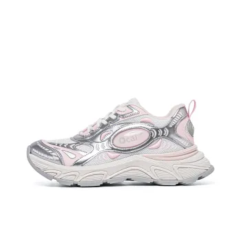 Ocai Low Top Running Shoes Unisex Cherry Blossom Silver Pink