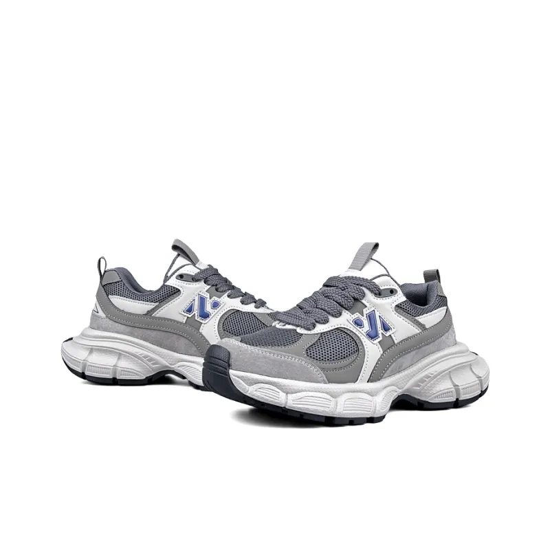 Craftsman Gang Cushioning Height Increasing Wear-Resistant Lightweight Slip-Resistant Low-Top Chunky Sneakers Unisex-12