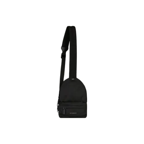 Givenchy Nylon Shoulder Bag, Crossbody Bag Small Size Men's Black