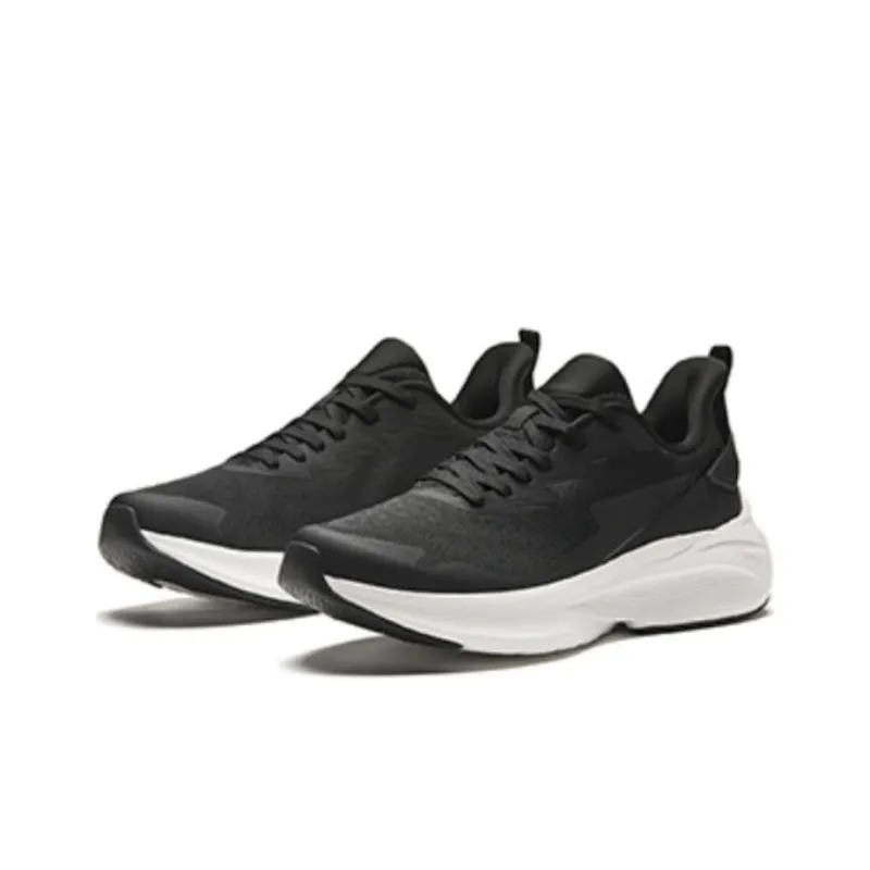 Anta Cushioning Low Top Casual Running Shoes Men's Black-1