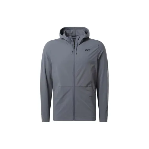 Reebok WOVEN FZ Jackets Coats Men's Gray