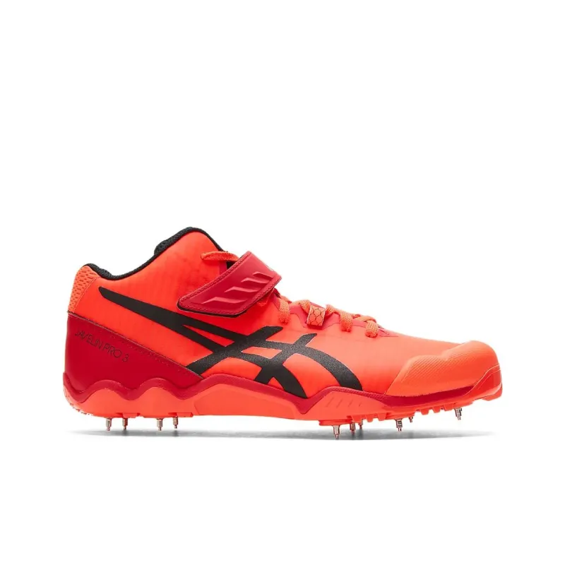Asics JAVELIN PRO 3 Shock Absorbers With Slip Resistant Features Low Top Running Shoes Unisex Orange Red-1
