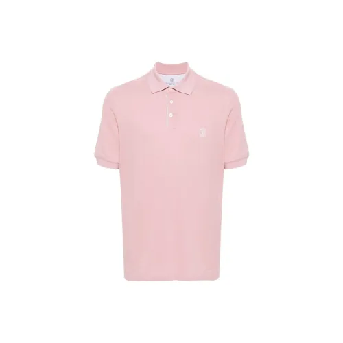 Brunello Cucinelli Polo Shirts Men Pink