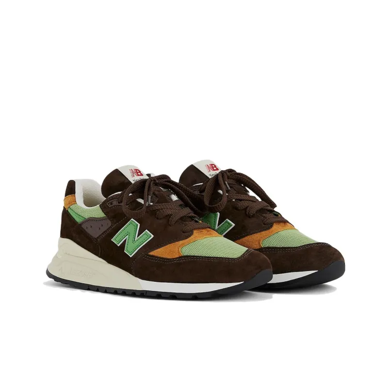 New Balance 998 MiUSA Teddy Santis Brown Green-1