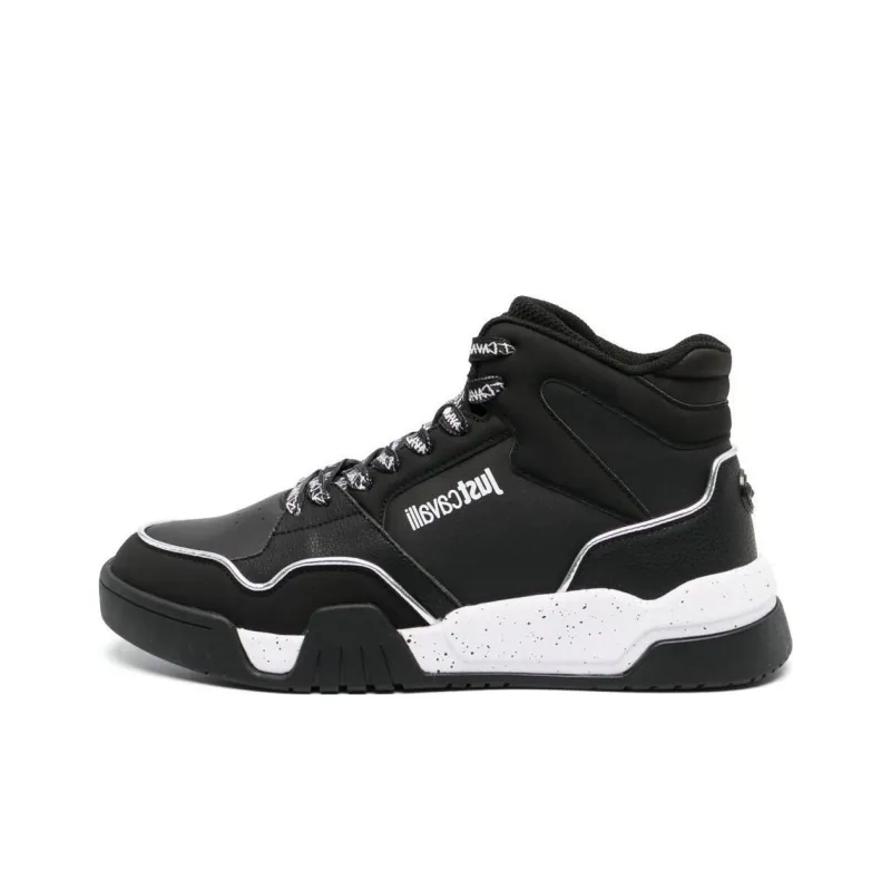 Just Cavalli Lace-up Panelled Sneakers-0