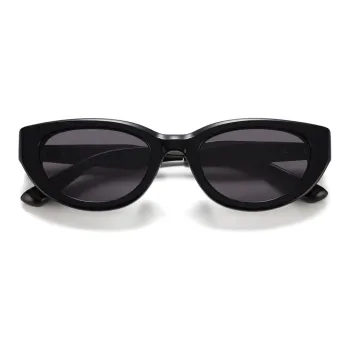 PUBLIC BEACON Irregular Shape Sunglasses Unisex Black
