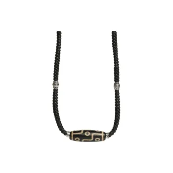 Artisan Lock Heart Jade Agate Necklaces Unisex