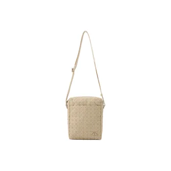 ISSEY MIYAKE Voyager Polyurethane Camera Bag Shoulder Bag Crossbody Bag Unisex Beige