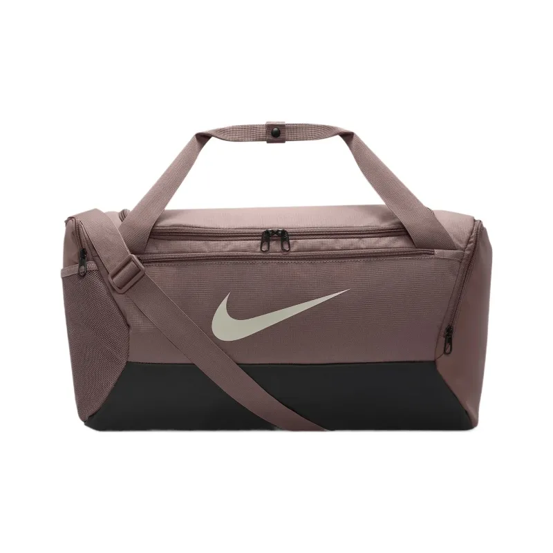 Nike Polyester Training Luggage Bag Gym Bag Small Size Unisex Smoky Purple/Black/Metallic Silver-0