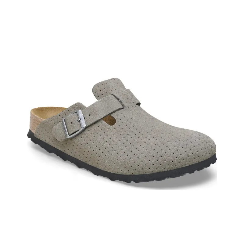 Birkenstock Wrap toe Slippers Unisex Gray Narrow Fit-1