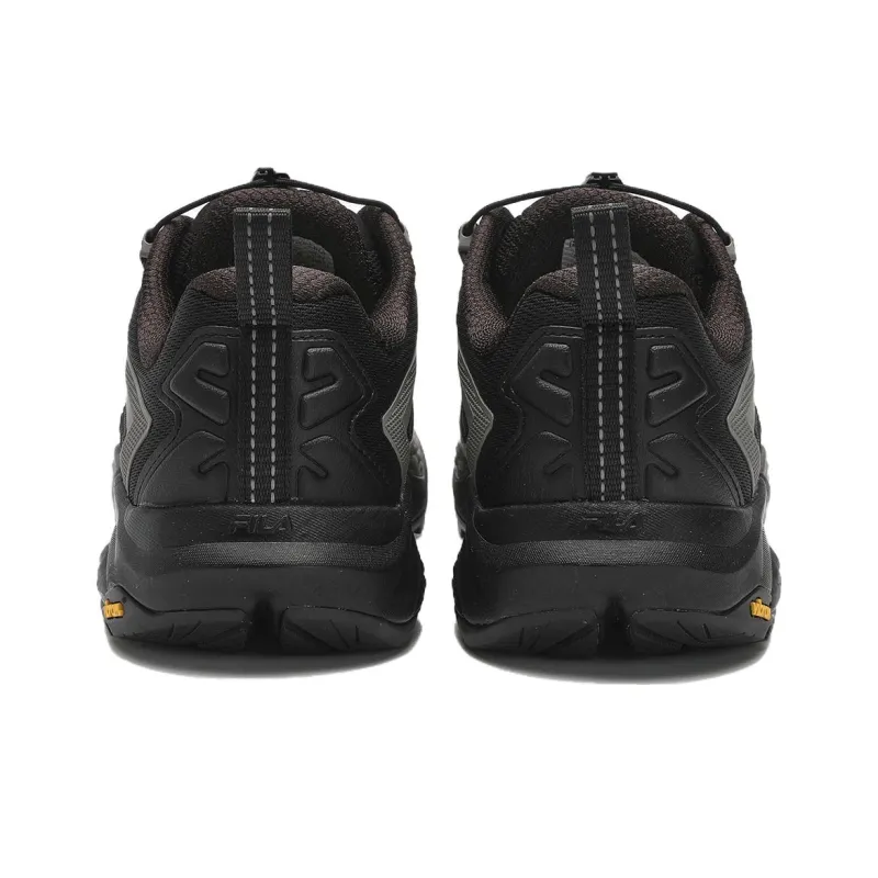 FILA SPD LYNX 2 Cushioning Wear Resistant Low Top Trail Running Running Shoes Men's Black-3
