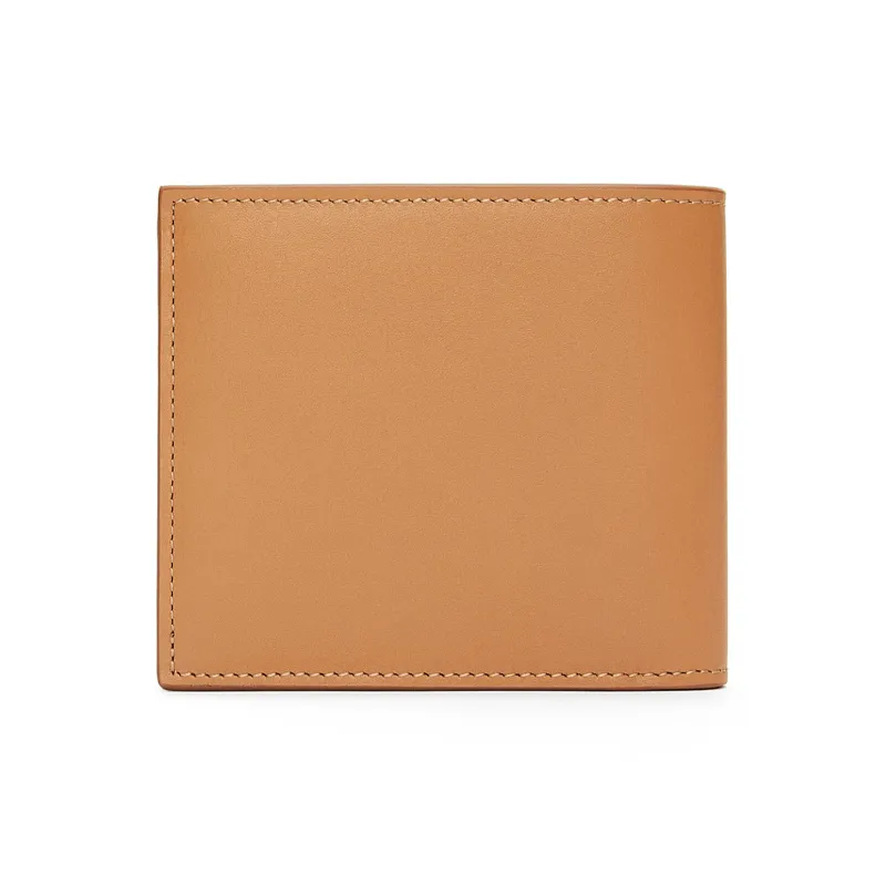 LOEWE Satin Cow Leather Wallet Men's Warm Sand Yellow-1