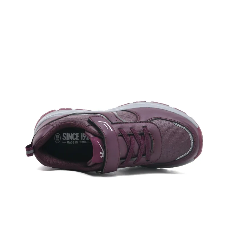Binary Low Top Casual Shoes Women's Burgundy-2