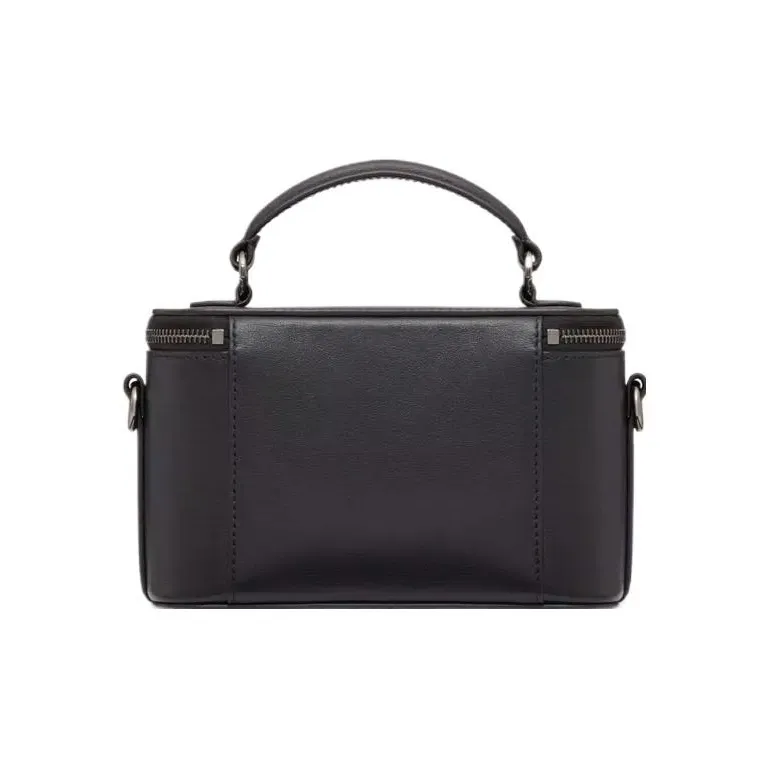Valentino Locò Calfskin Shoulder Bag, Crossbody Bag, Handbag Mini Women's Black-2