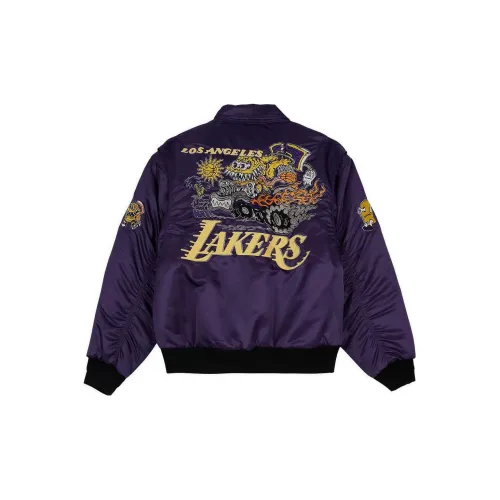 Nba X Brain Dead NBA Baseball Jerseys Unisex Purple