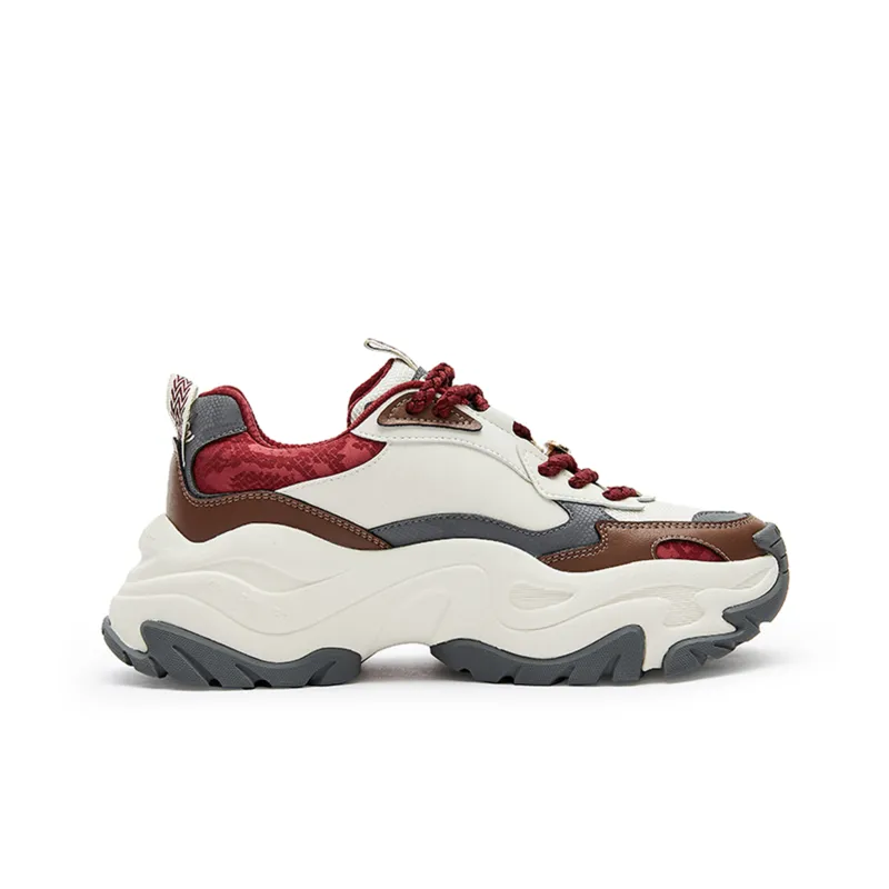 Champion Champ XXL Dragon Champion Collection Chunky Sneakers Women's Milk White New Year Red-1