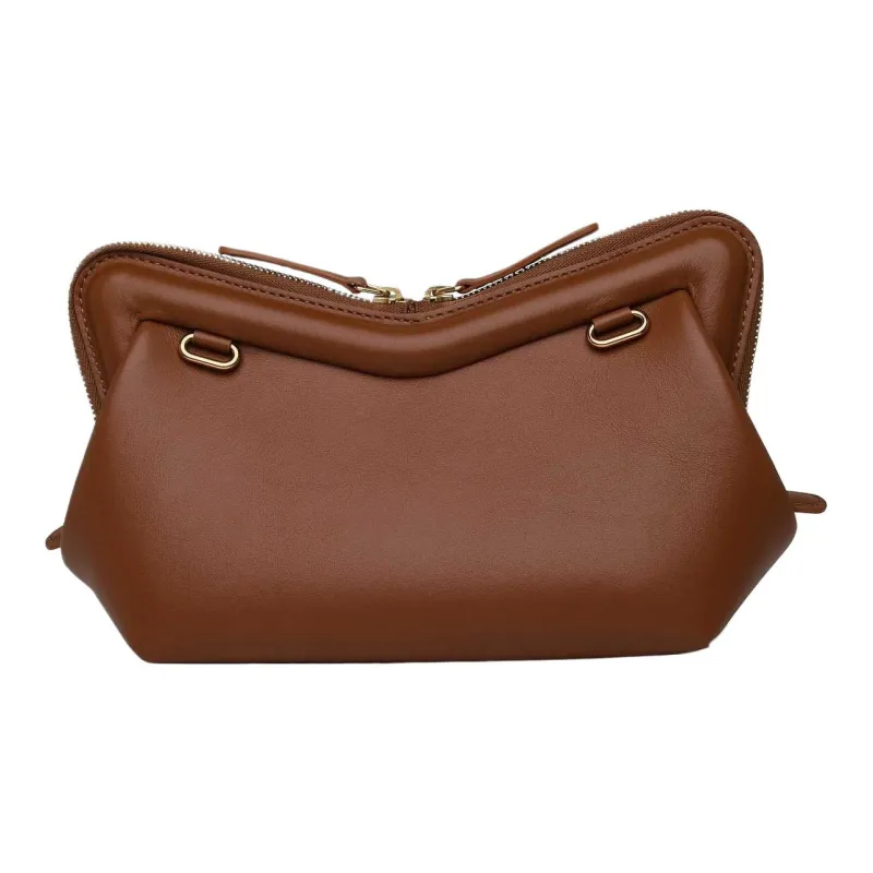 MANSUR GAVRIEL Calfskin Crossbody Bag Shoulder Bag Women's Brown-2