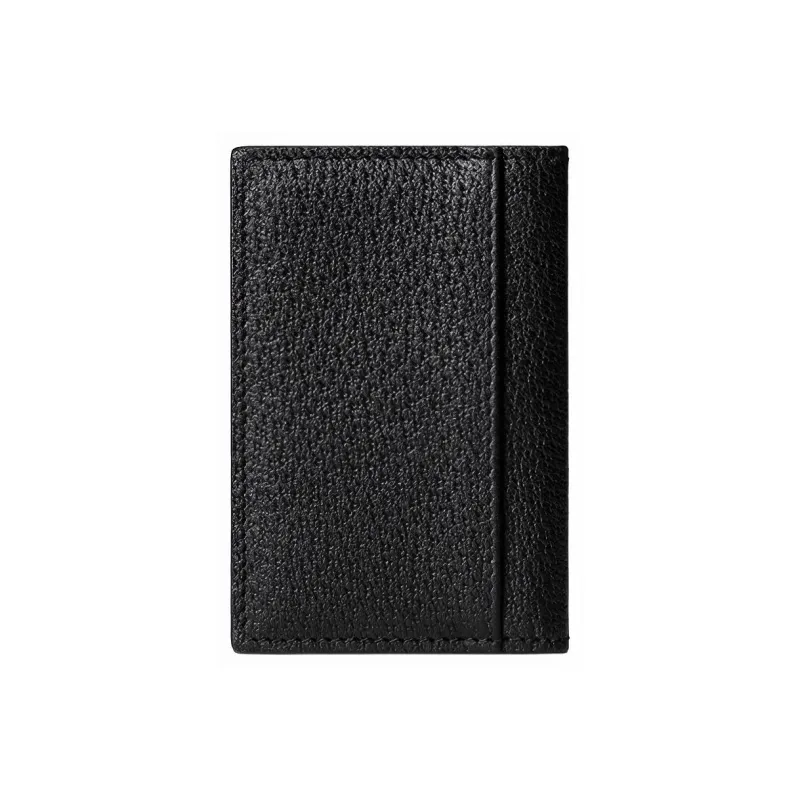 GUCCI Marmont Cow Leather Card Holder Card Holder Men's Black-1