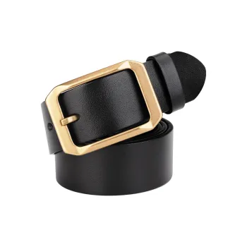 Cows Reign Single Layer Top Grain Cow Leather Belts Men's 3.7cm