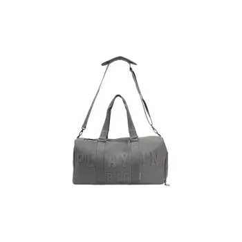 XTEP PU Polyurethane Synthetic Leather Sports Travel Bag Regular Unisex Dark Gray