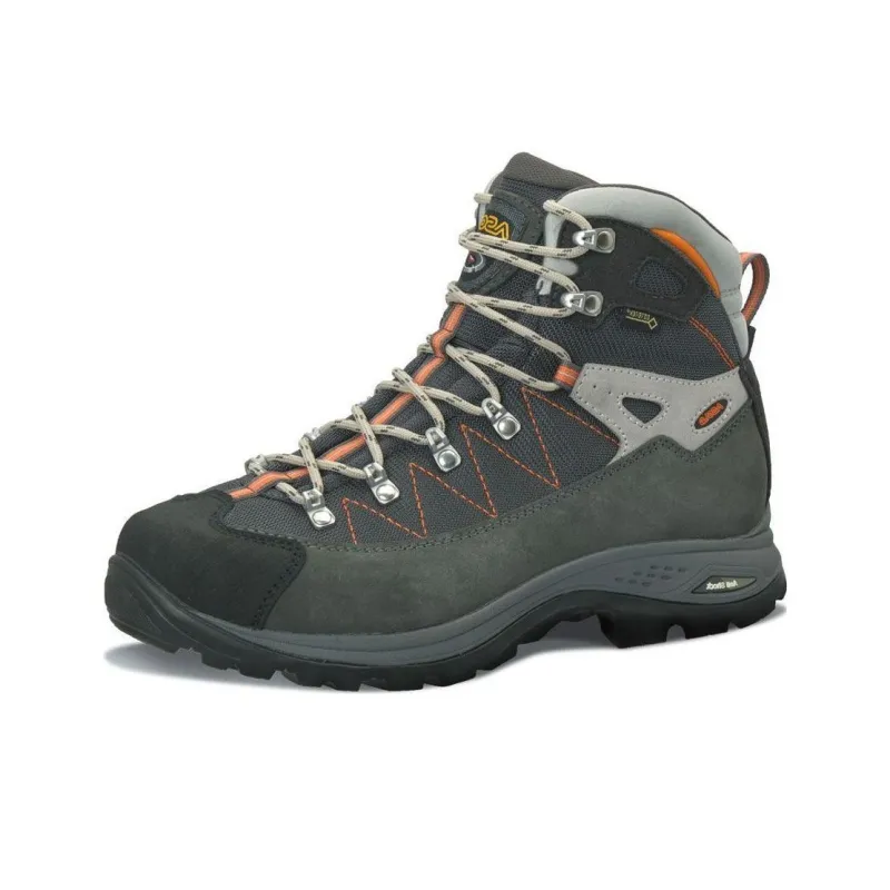 MONTBELL Anti Slip Wear Resistant High Top Outdoor Shoes Men's Gray-0