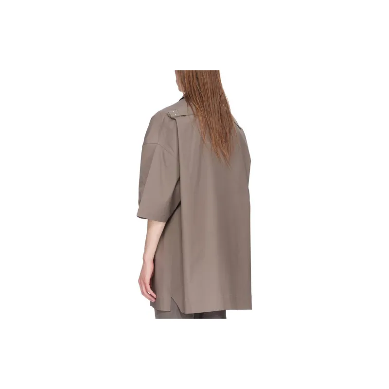 RICK OWENS Tommy Short Sleeved Shirt-1