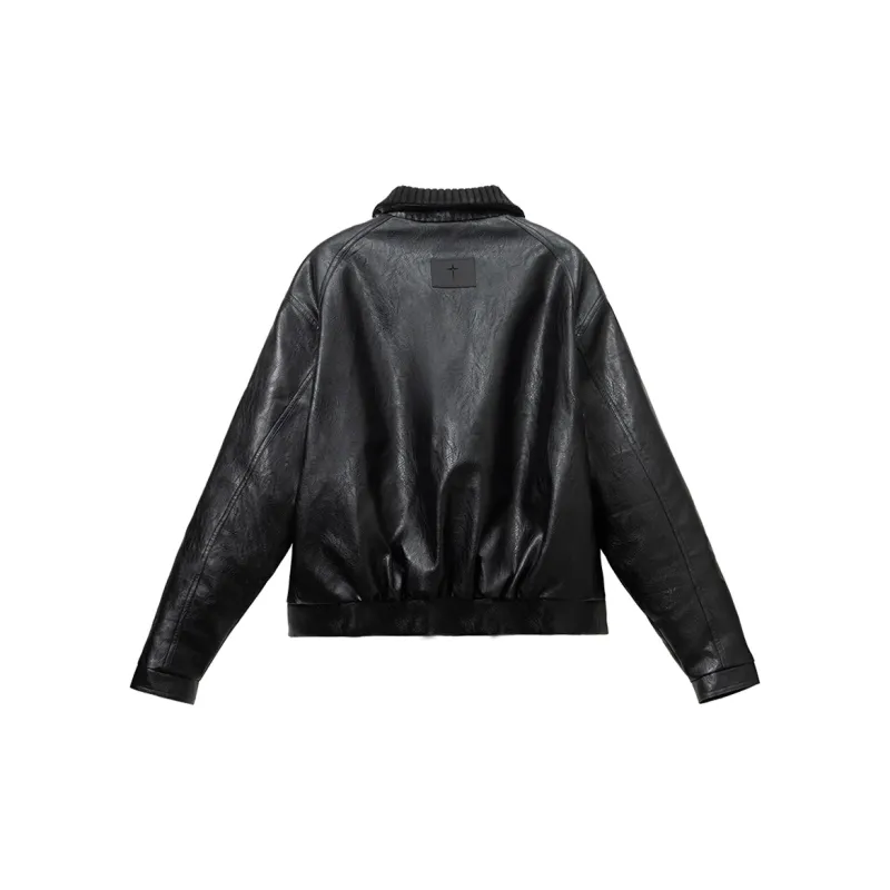 GRKC Leather Jacket Unisex Black-1