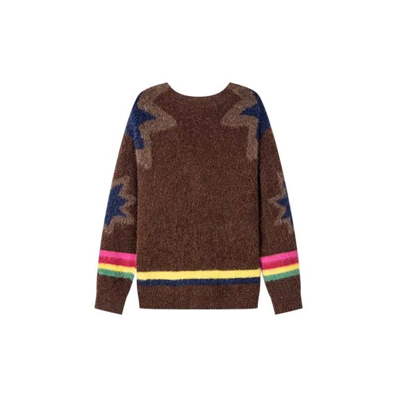 UOOYAA Knitwear Women's Coffee-1