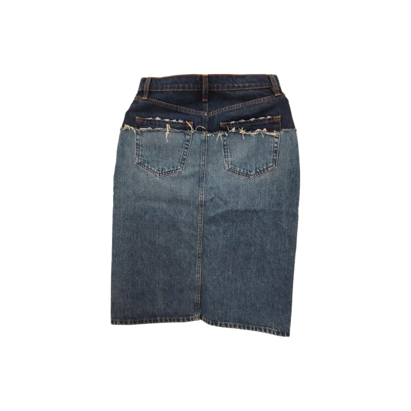 FRAME Denim Short Skirts Women's Light Blue-1