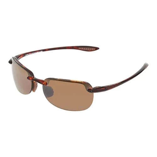 Maui Jim Bronze Irregular Shape sunglasses Kreative Men's Brown