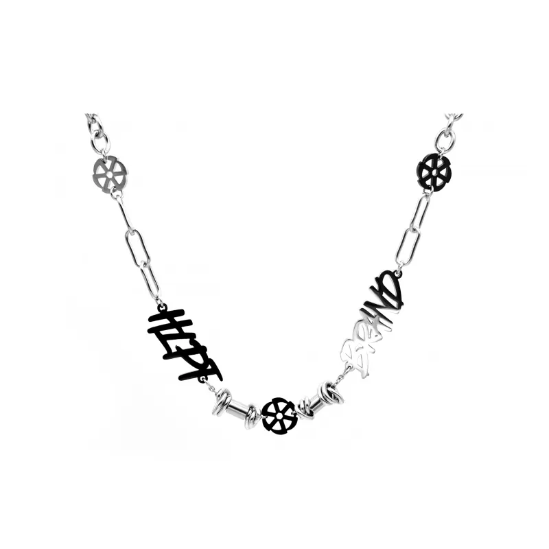 HELIPORT Titanium Steel Necklaces Unisex-0