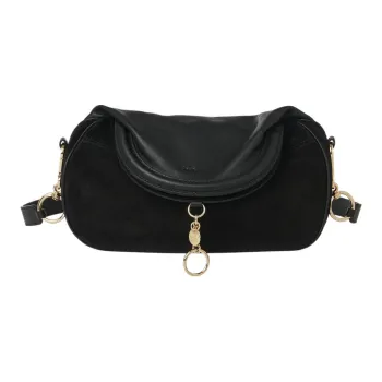 See By Chloe Fine Grain Cow Leather Crossbody Bag, Shoulder Bag Women's Black