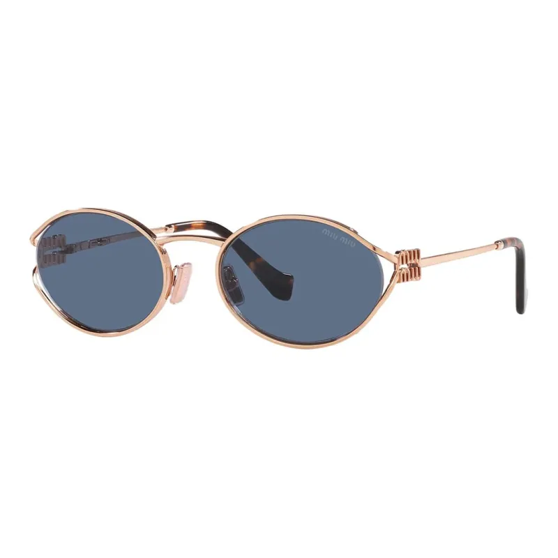 MIU MIU Logo plaque Oval frame Sunglasses-0