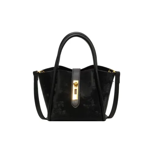 NOMK PU Mother Daughter Bucket Bag, Crossbody Bag, Handbag Regular Women's Black/Brown/Coffee