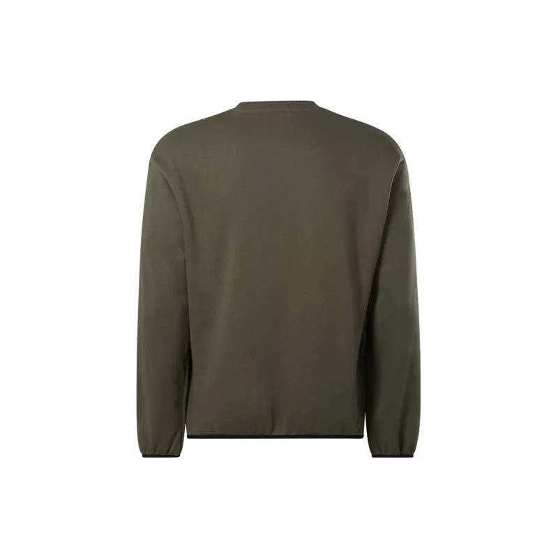 Reebok CL ADVENTURE FLC CREW Sweatshirt Men's Army Green-1